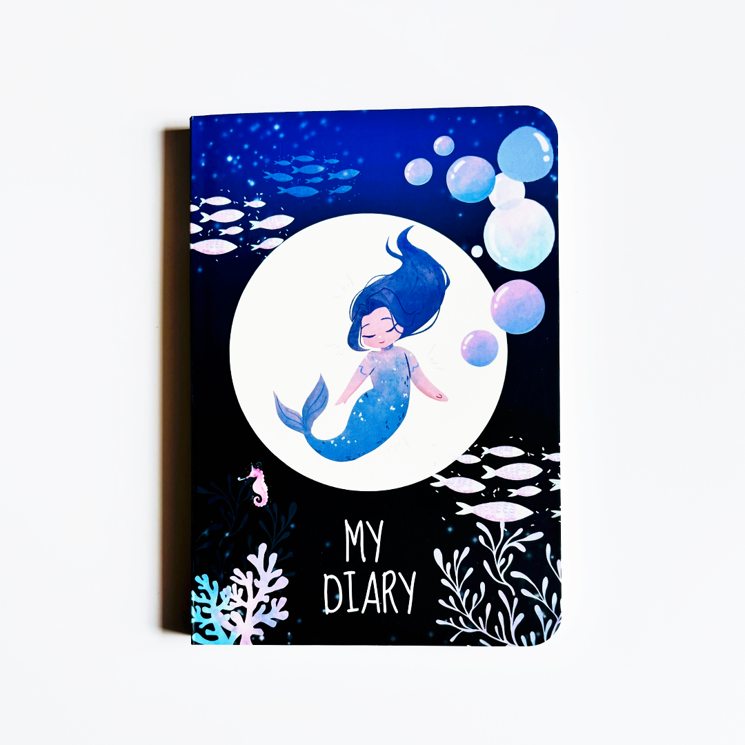 InkChalk Little Mermaid | A5 - Ruled Notebook