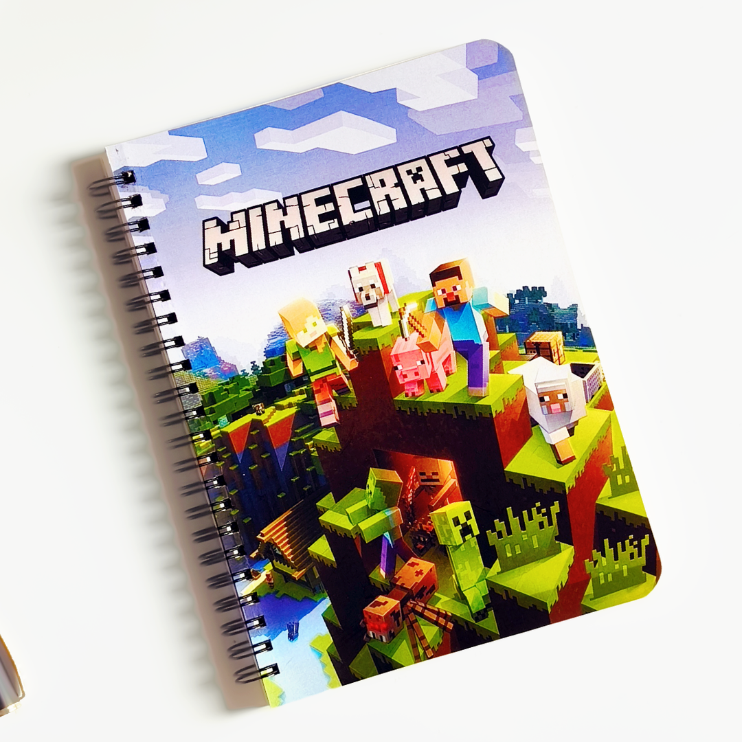 InkChalk Minecraft | A5 - Ruled Notebook