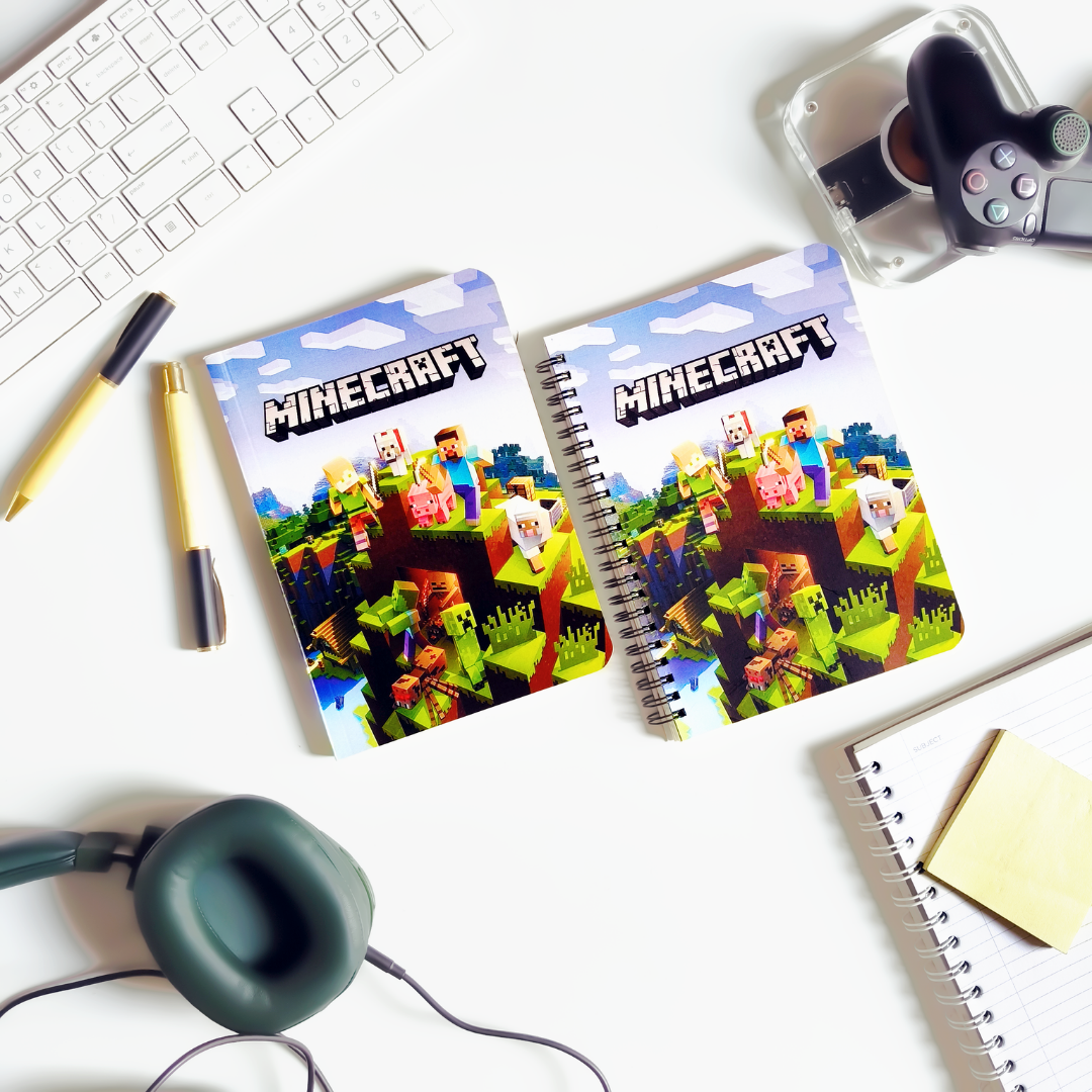 InkChalk Minecraft | A5 - Ruled Notebook