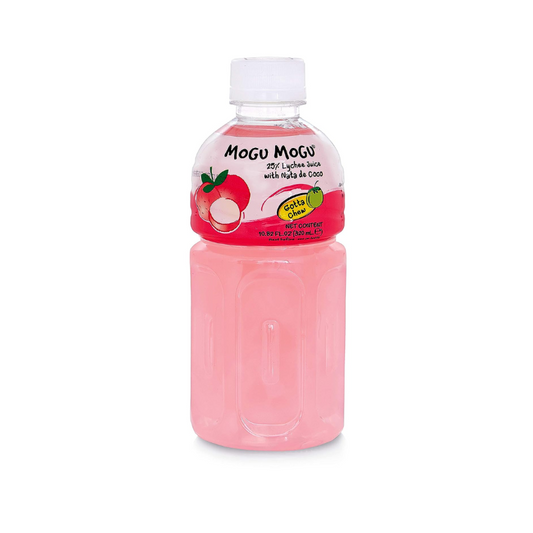 Mogu Mogu Lychee Juice 25% With Nata De Coco