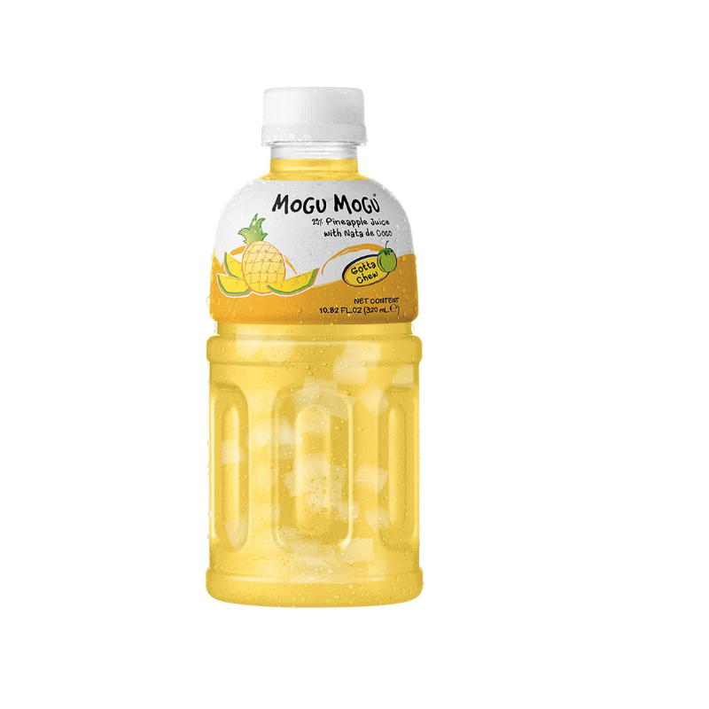 Mogu Mogu Pineapple Juice 25% With Nata De Coco