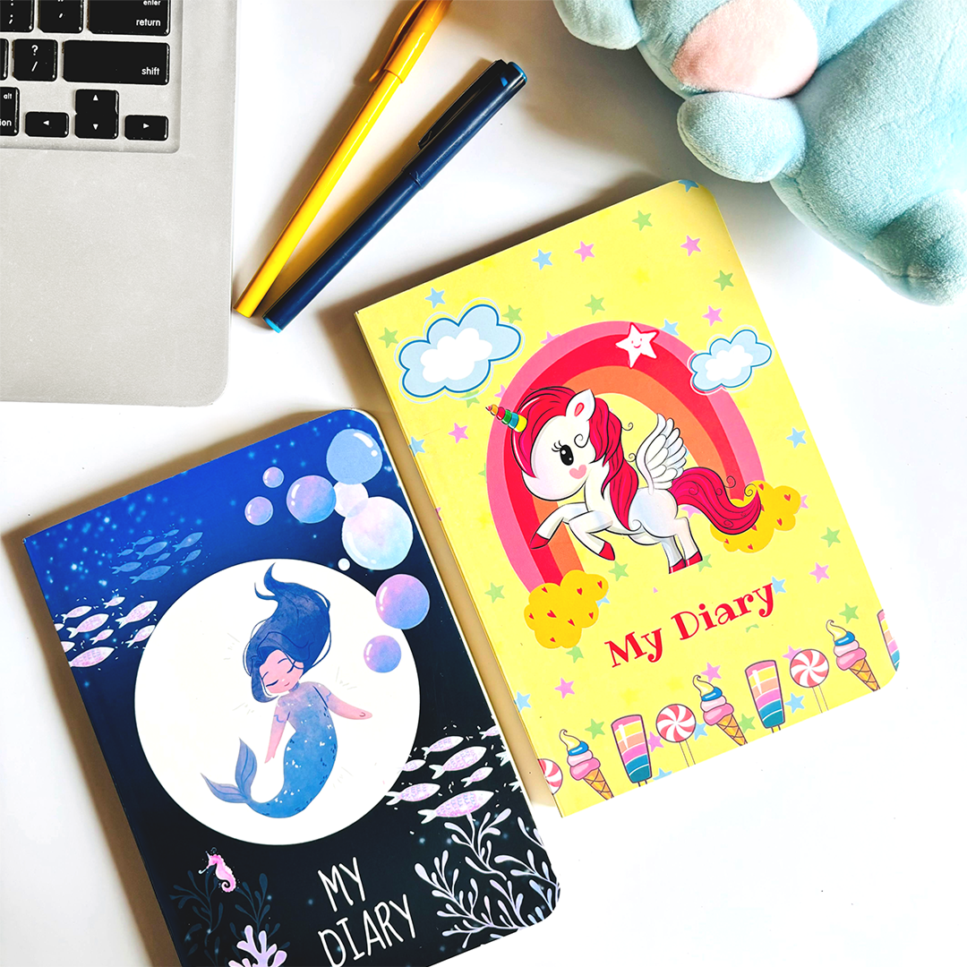 InkChalk Little Mermaid | A5 - Ruled Notebook