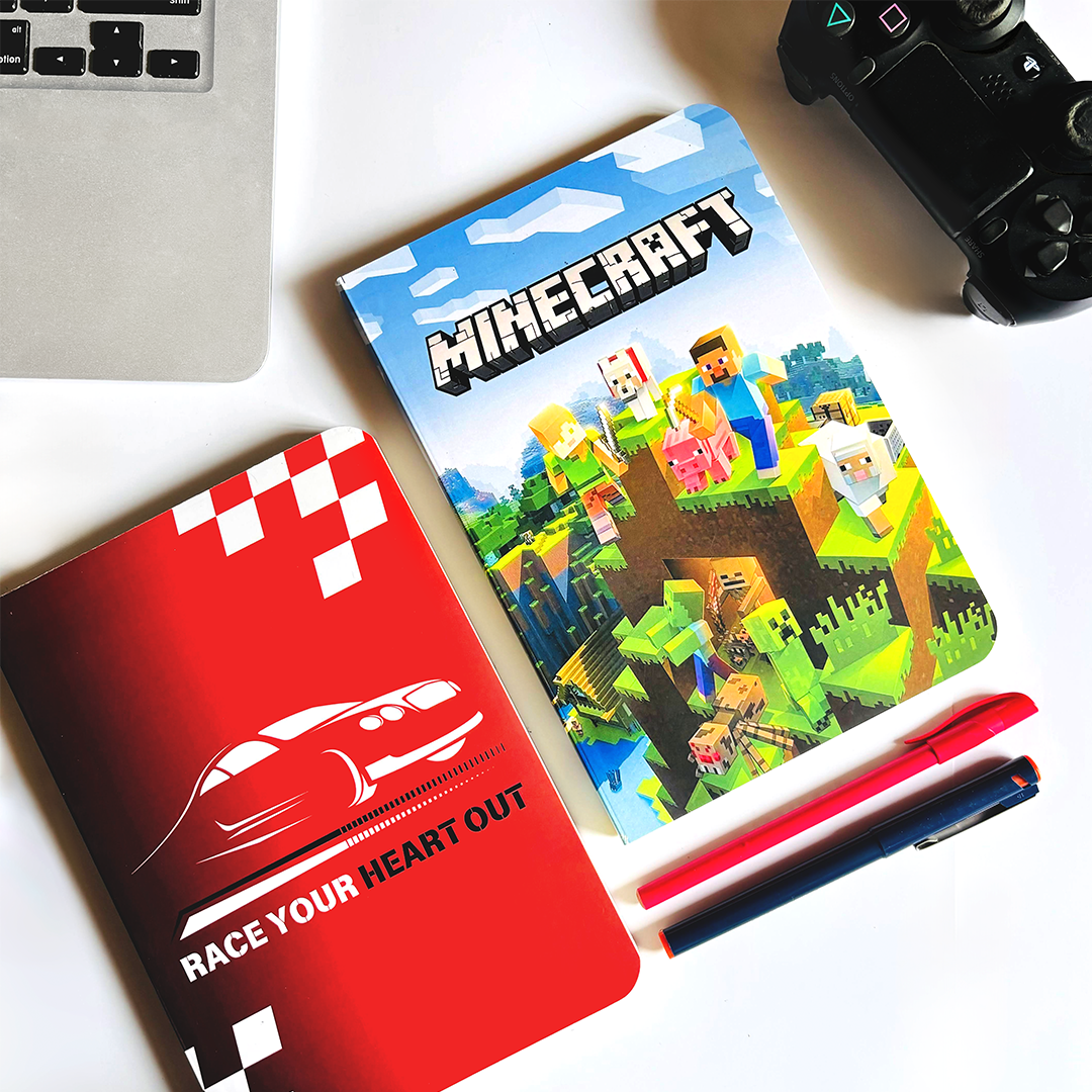 InkChalk Minecraft | A5 - Ruled Notebook