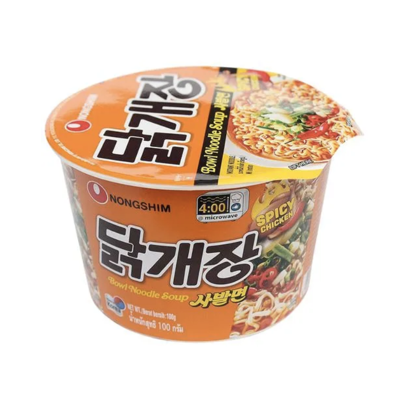 Nongshim Bowl Noodle Soup Spicy Chicken