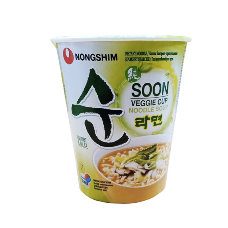 Nongshim Soon Veggie Cup Noodle Soup