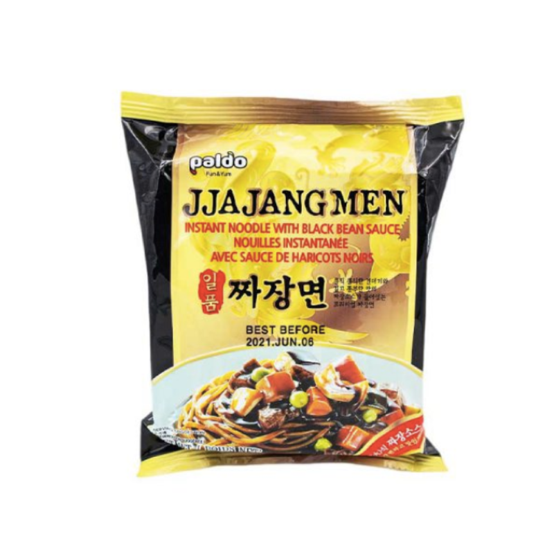 Paldo Jjajangmen Noodles (Instant Noodles With Black Bean Sauce)