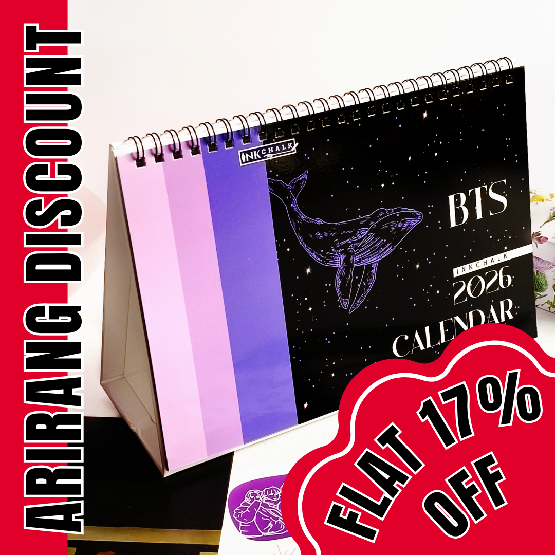 INKCHALK BTS 2026 Countdown Box [Darkmode]