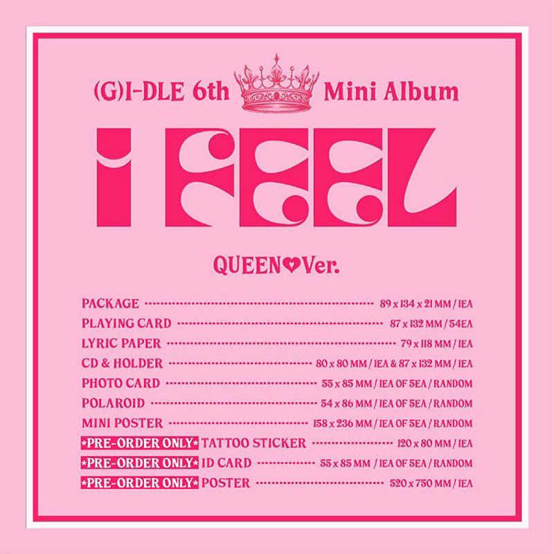 (G)I-Dle - I Feel [Queen]