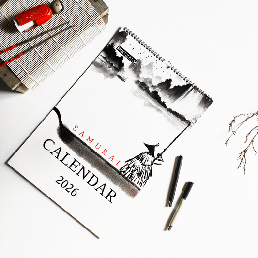Samurai Calendar 2026 Wall Calendar