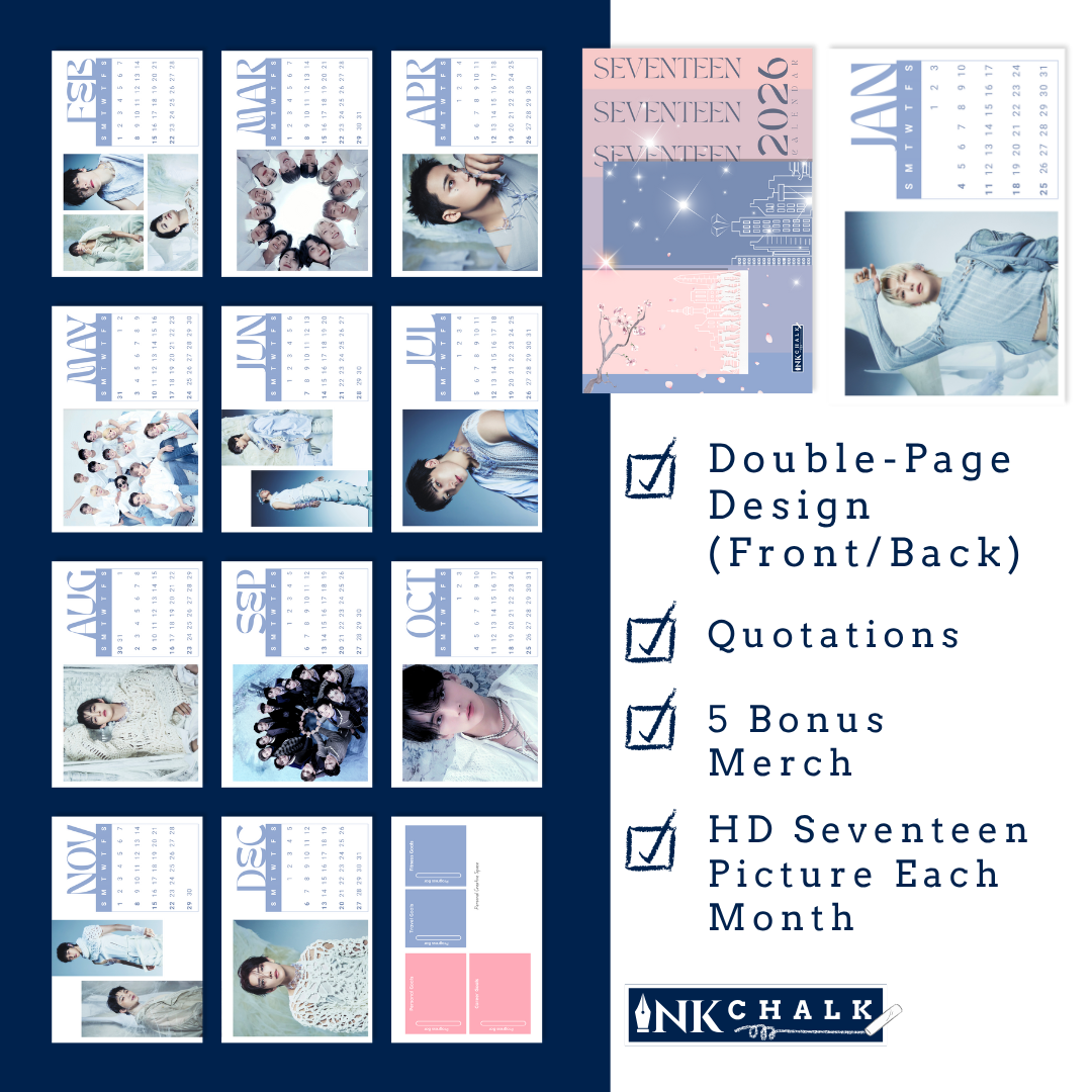 INKCHALK Seventeen 2026 Countdown Box