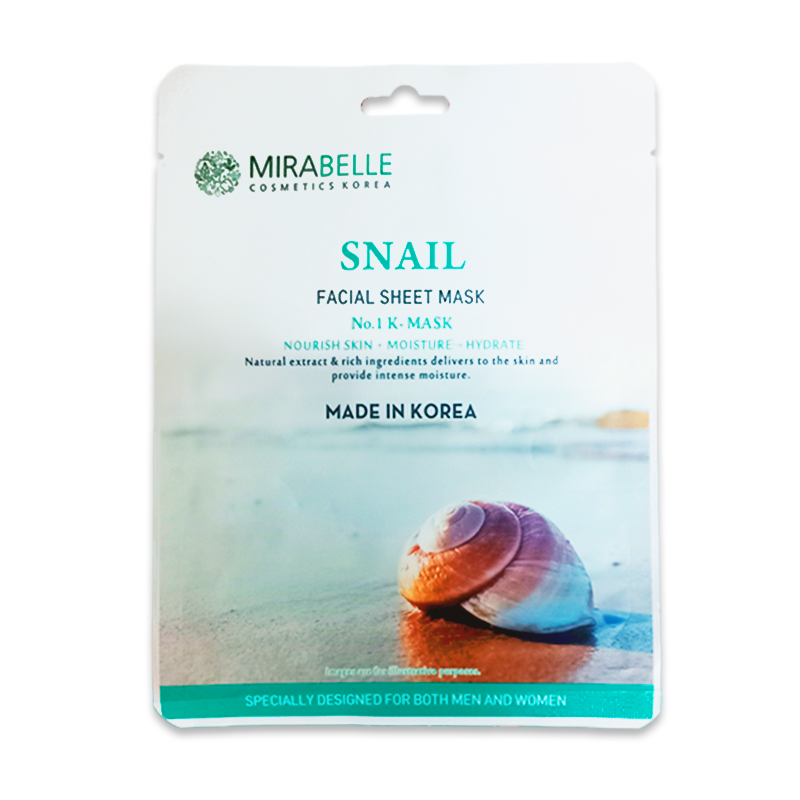 Mirabelle Snail Facial Sheet Mask
