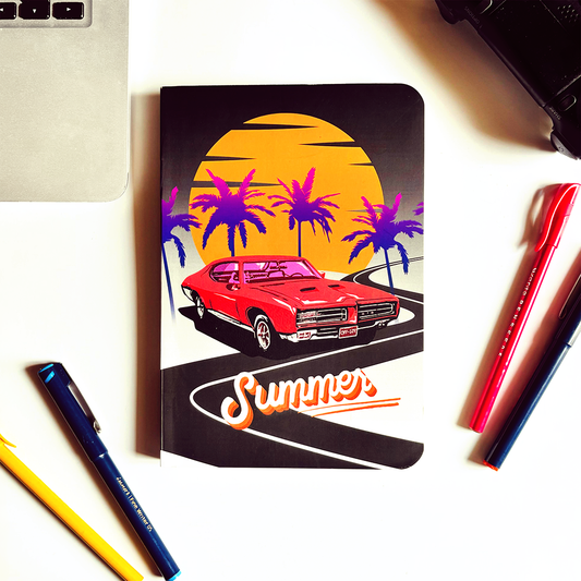 InkChalk SummerCar | A5 - Ruled Notebook