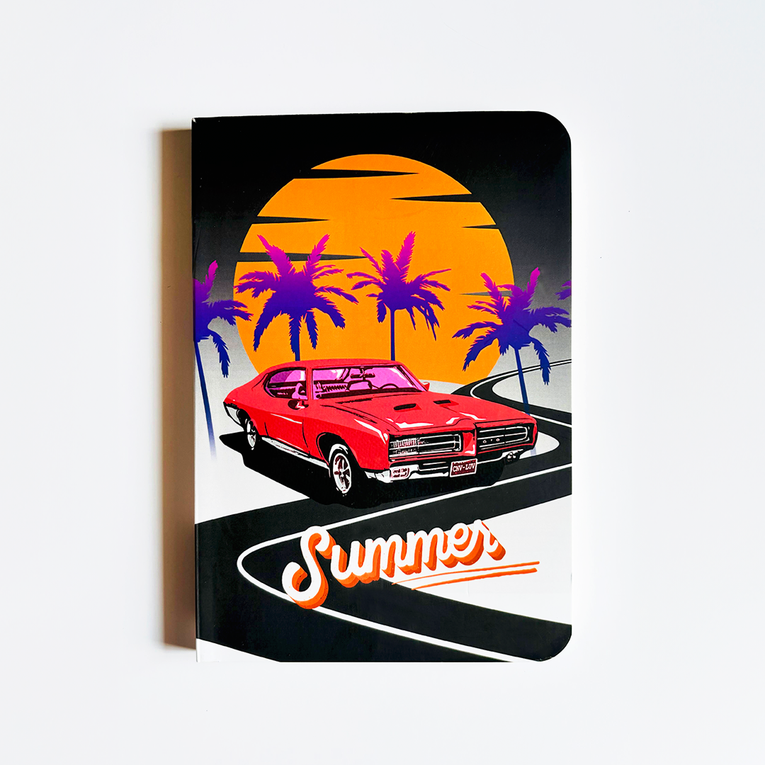 InkChalk SummerCar | A5 - Ruled Notebook