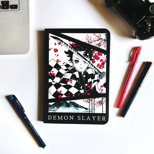 InkChalk Demon Slayer Tanjiro | A5 - Ruled Notebook