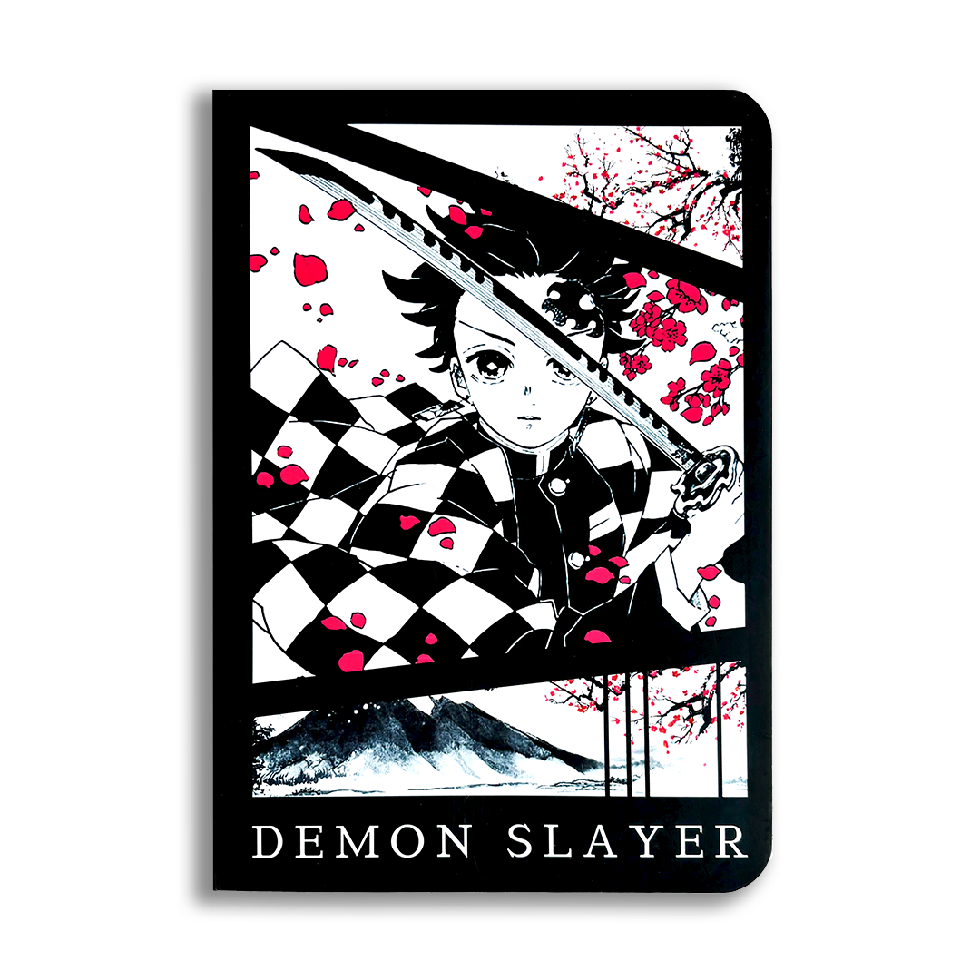 InkChalk Demon Slayer Tanjiro | A5 - Ruled Notebook