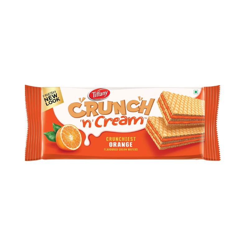 Tiffany Crunch 'N' Cream Orange Wafer