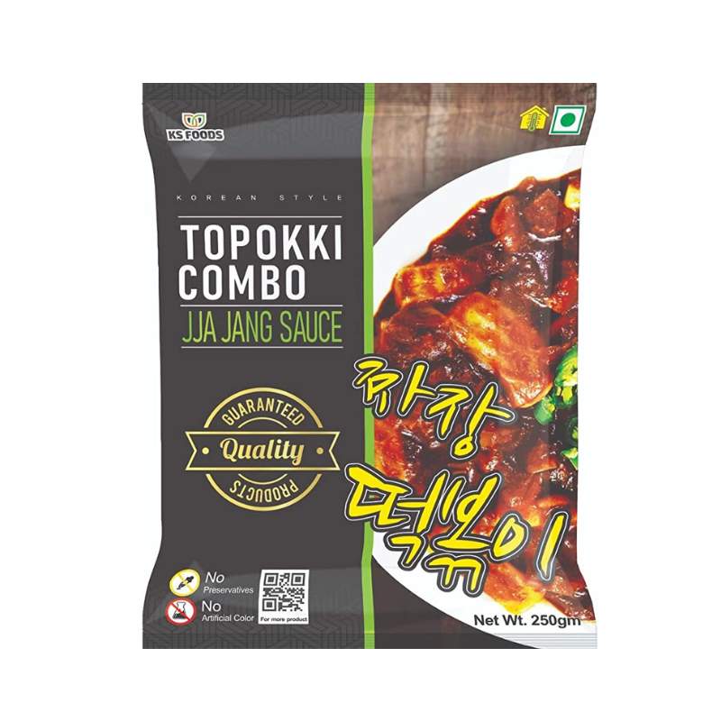 Topokki Combo With Jjajang Sauce