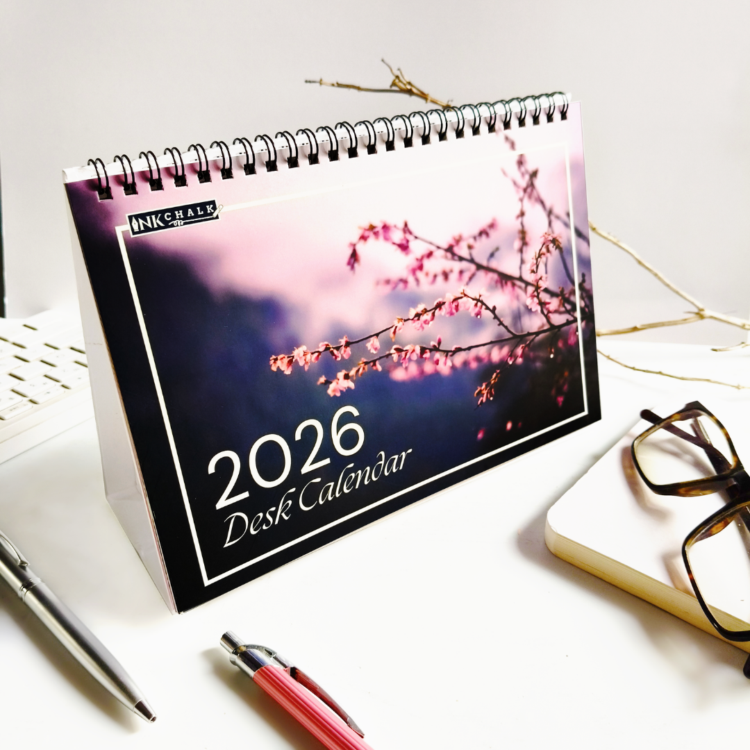 INKCHALK A Year of Beauty 2026 | Flip Table Calendar