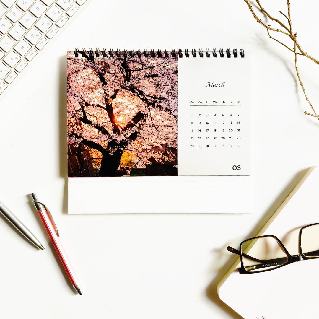 INKCHALK A Year of Beauty 2026 | Flip Table Calendar