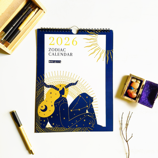 INKCHALK InkChalk Zodiac 2026 | Mini Hanging Calendar